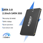 EAGET S205 240GB 2.5 Inch SATA III SSD Disk Case Internal Solid State Hard Drive Enclosure for Laptop Desktop Computer