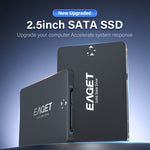 EAGET S205 240GB 2.5 Inch SATA III SSD Disk Case Internal Solid State Hard Drive Enclosure for Laptop Desktop Computer