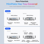 ORICO-M4Max 10Gbps 1TB MiniMate Desktop External SSD Multiple Ports TF / SD Card Slots