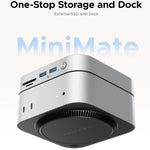 ORICO-M4Max 10Gbps 1TB MiniMate Desktop External SSD Multiple Ports TF / SD Card Slots