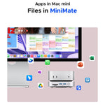 ORICO-M4Max 10Gbps 1TB MiniMate Desktop External SSD Multiple Ports TF / SD Card Slots