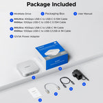 ORICO-M4Max 10Gbps 1TB MiniMate Desktop External SSD Multiple Ports TF / SD Card Slots
