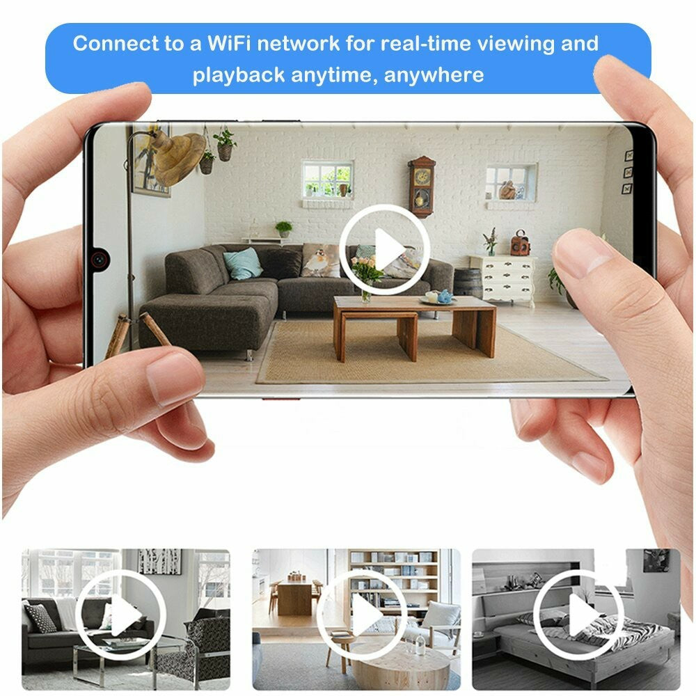 W2 Wireless WiFi Home Security Camera HD Night Vision Wide Angle Smart Surveillance IP Camera