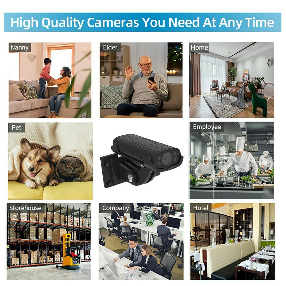W2 Wireless WiFi Home Security Camera HD Night Vision Wide Angle Smart Surveillance IP Camera