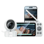 YESIDO KM28 Babyvaktkamera 2.4G+WiFi 1080P HD-videokamera med mörkerseende