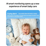 YESIDO KM28 Babyvaktkamera 2.4G+WiFi 1080P HD-videokamera med mörkerseende