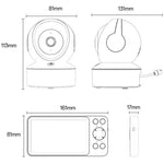 YESIDO KM28 Babyvaktkamera 2.4G+WiFi 1080P HD-videokamera med mörkerseende