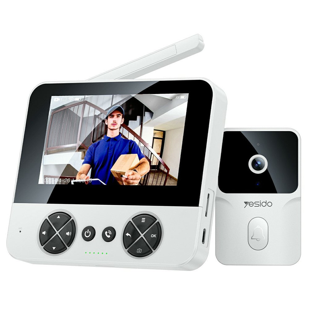 YESIDO KM27 2.4G Wireless Video Doorbell with Visual Two-Way Chat  /  Night Vision for Home