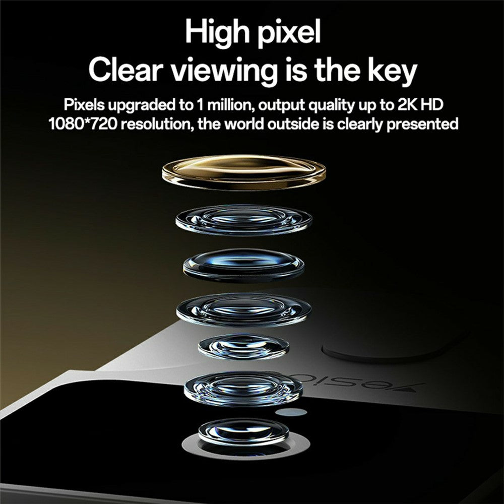 YESIDO KM27 2.4G Wireless Video Doorbell with Visual Two-Way Chat  /  Night Vision for Home