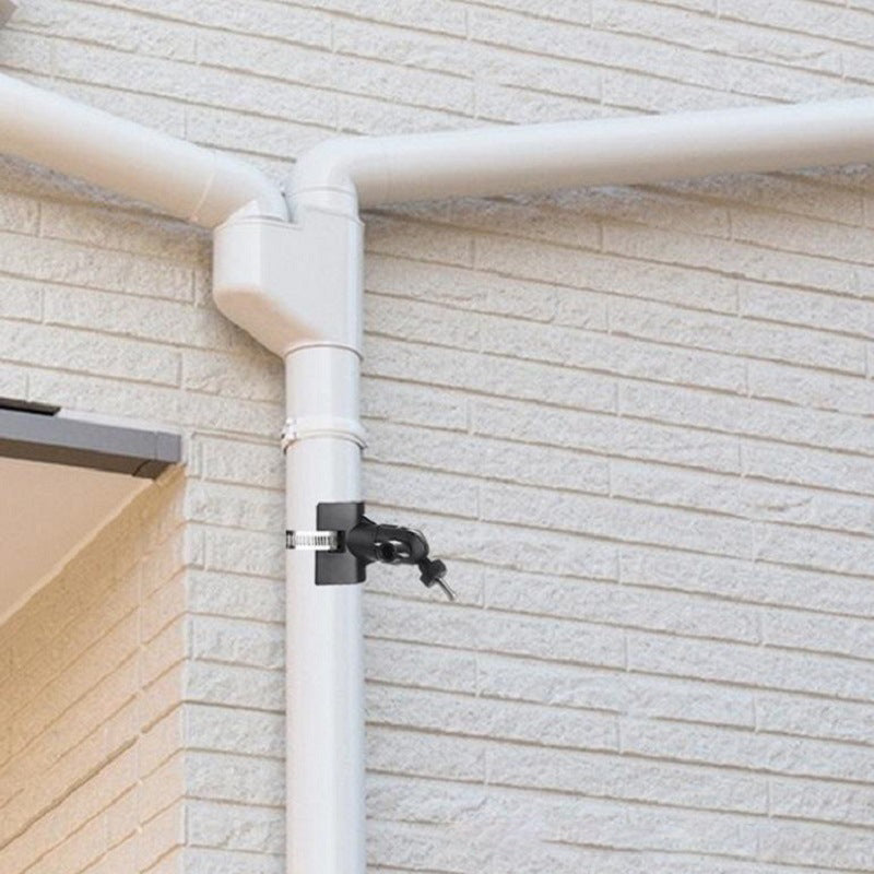 For CCTV Camera 360 Degree Rotatable Pole Mount Bracket with 1/4 Inch Universal Screw Hole Security Camera Clamp Stand