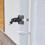 For CCTV Camera 360 Degree Rotatable Pole Mount Bracket with 1/4 Inch Universal Screw Hole Security Camera Clamp Stand