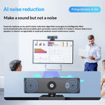 H501 4K Webcam Auto Focus Noise Reduction USB Camera for Video Conference / Live Streaming / Online Meeting