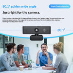 H501 4K Webcam Auto Focus Noise Reduction USB Camera for Video Conference / Live Streaming / Online Meeting
