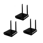 AU680 Wireless Audio Transmitter Receiver Set 590-619MHz 100M Range 10CH for Home Entertainment