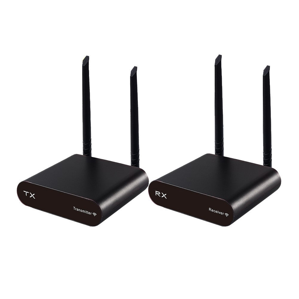 AU680 Wireless Audio Transmitter Receiver Set 590-619MHz 100M Range 10CH for Home Entertainment