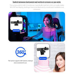 L22 4K HD USB Camera Built-in Microphone Webcam for Live Streaming Online Classes