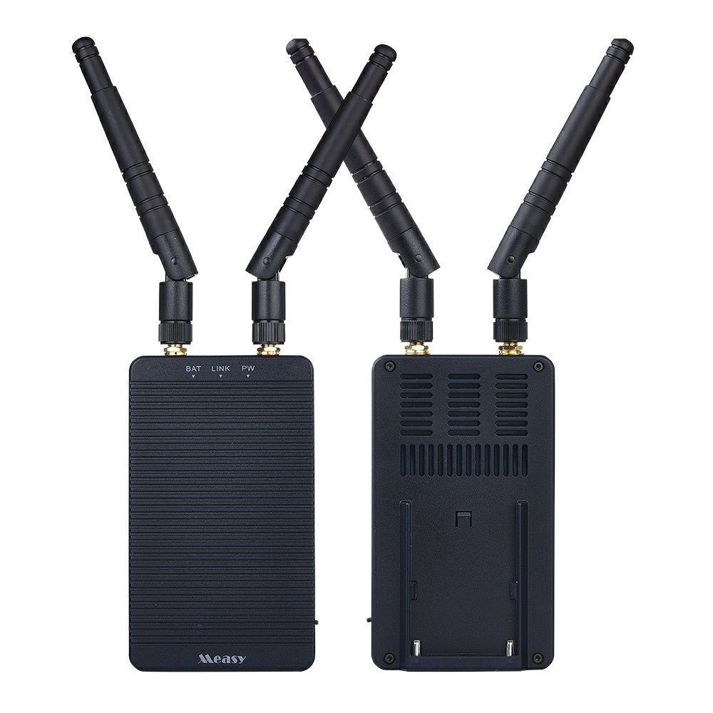 MEASY T1850 1080P Wireless HD Transmitter Receiver System 500m 5GHz Audio Video Point-to-Point Screen Mirroring for Camera Monitor
