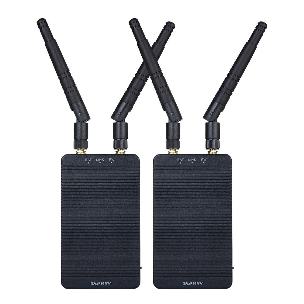 MEASY T1850 1080P Wireless HD Transmitter Receiver System 500m 5GHz Audio Video Point-to-Point Screen Mirroring for Camera Monitor