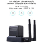 MEASY T1850 1080P Wireless HD Transmitter Receiver System 500m 5GHz Audio Video Point-to-Point Screen Mirroring for Camera Monitor
