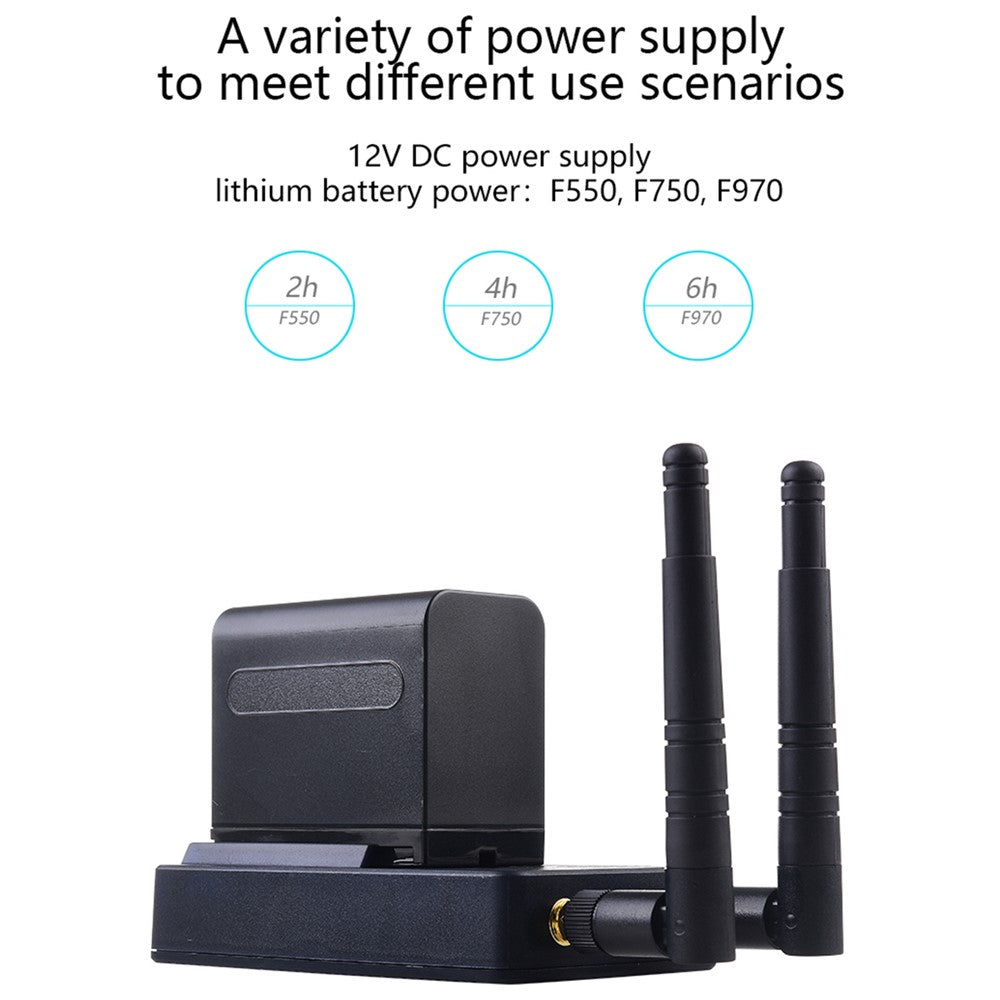 MEASY T1850 1080P Wireless HD Transmitter Receiver System 500m 5GHz Audio Video Point-to-Point Screen Mirroring for Camera Monitor