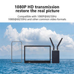 MEASY T1850 1080P Wireless HD Transmitter Receiver System 500m 5GHz Audio Video Point-to-Point Screen Mirroring for Camera Monitor