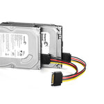 UGREEN 50719 SATA Strøm Y-Splitter Kabel 15-Ben Han til 2 Hun Forlængerkabel Harddisk Optisk Drev Strømkabel Serie Datatransmissionskabel