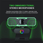 H782 1080P RGB Webcam with Microphone 60FPS 90 Degree USB HD Computer Camera