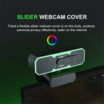 H782 1080P RGB Webcam with Microphone 60FPS 90 Degree USB HD Computer Camera