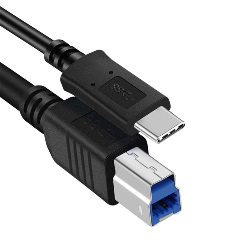 1m Type-C 3.1 to USB 3.0 Type B Printer Extension Cable High Speed Data Cable