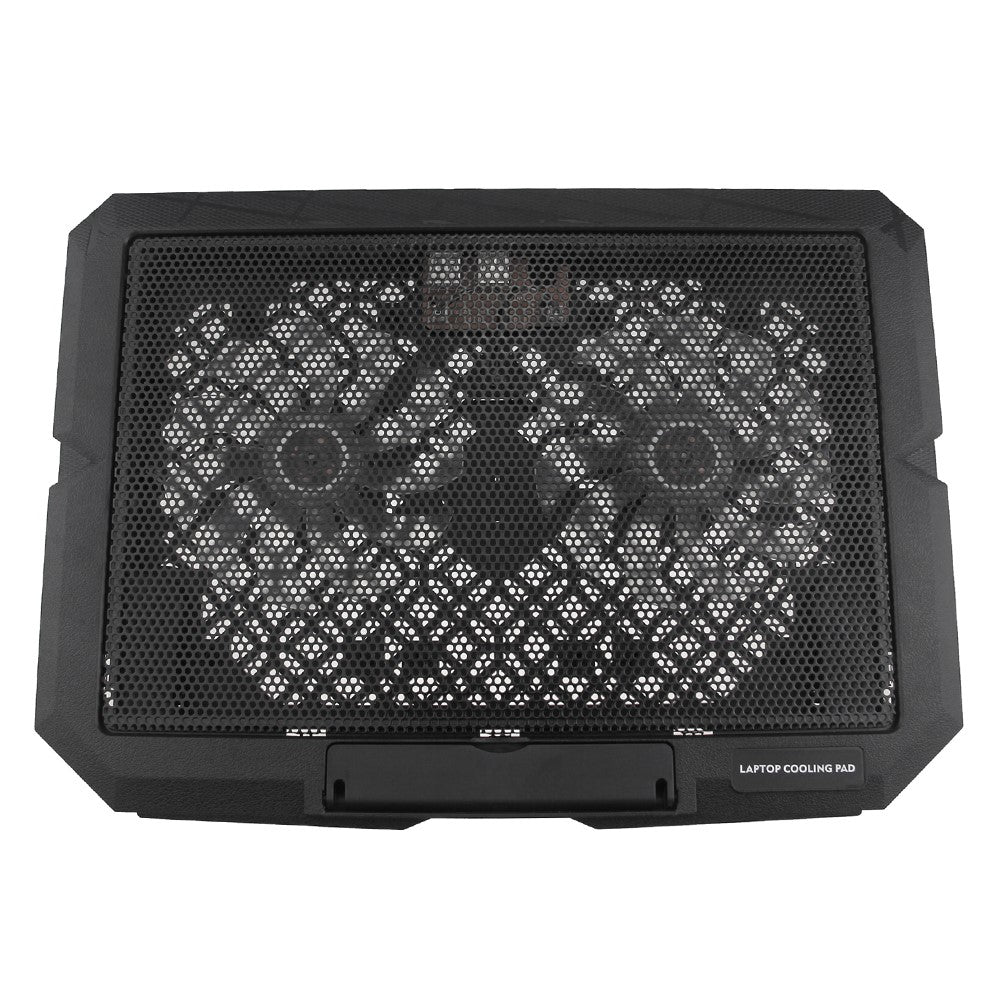 X3 Laptop Cooling Pad 7 Speed Adjustable Silent Fan Stand With Dual 14CM Fans USB Powered Height Adjustable