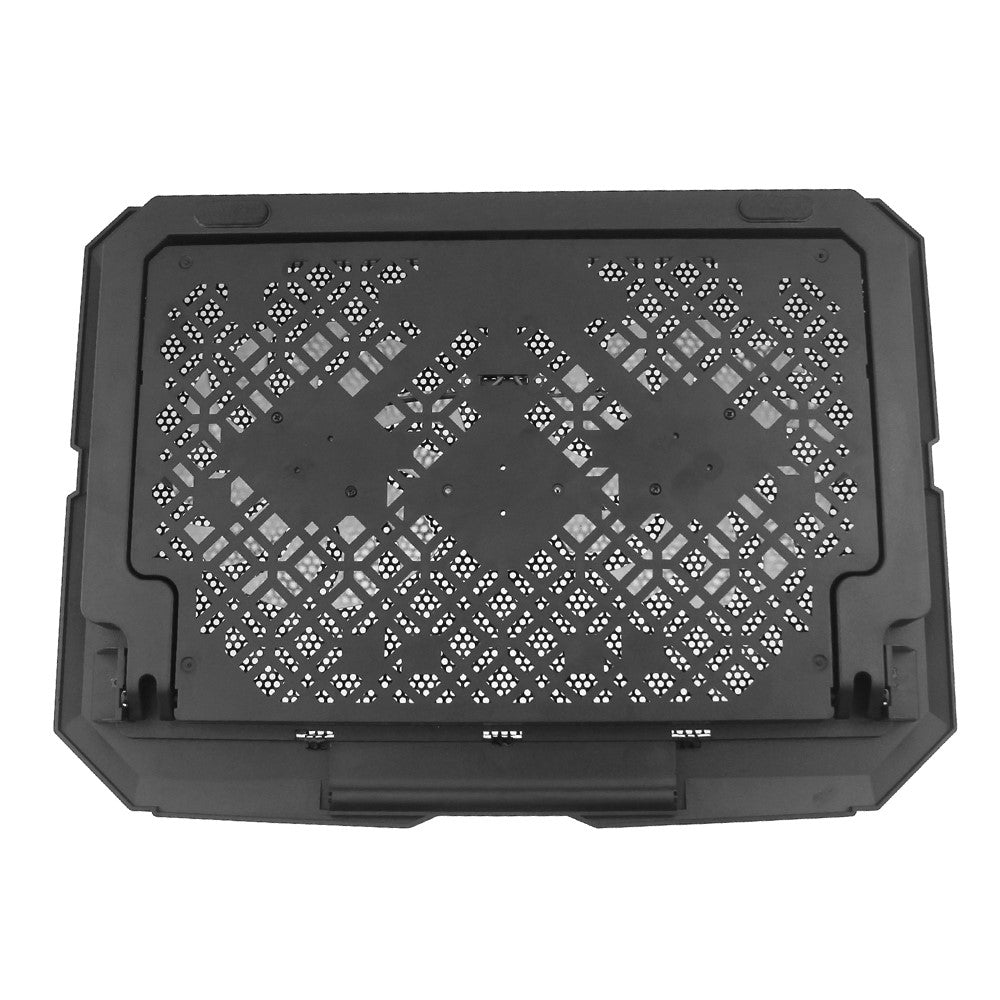 X3 Laptop Cooling Pad 7 Speed Adjustable Silent Fan Stand With Dual 14CM Fans USB Powered Height Adjustable