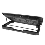 X3 Laptop Cooling Pad 7 Speed Adjustable Silent Fan Stand With Dual 14CM Fans USB Powered Height Adjustable