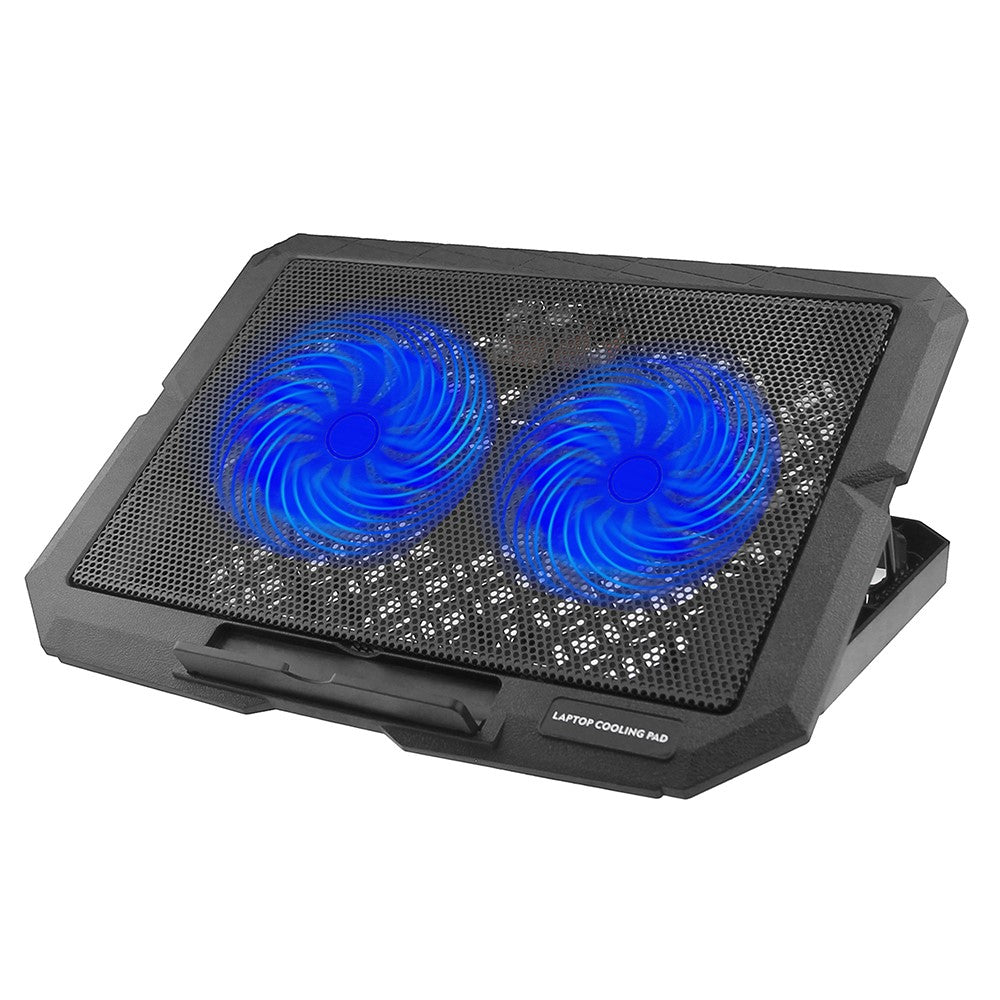 X3 Laptop Cooling Pad 7 Speed Adjustable Silent Fan Stand With Dual 14CM Fans USB Powered Height Adjustable