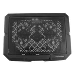 X4 Laptop Cooling Pad 4 Fan Height Adjustable 7 Levels Speed Control Noiseless Stand