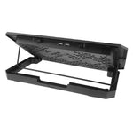 X4 Laptop Cooling Pad 4 Fan Height Adjustable 7 Levels Speed Control Noiseless Stand