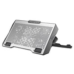 S605 RGB Light Laptop Cooling Pad Height Adjustable Gaming Notebook Cooler with Phone Holder