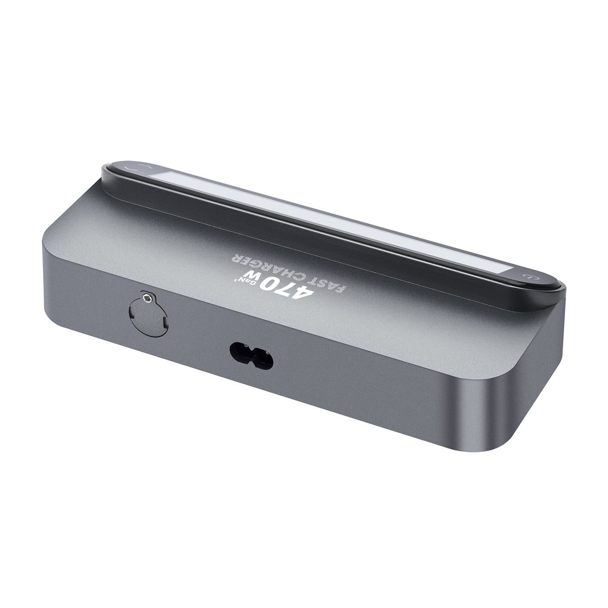 PD 3.1 140W GaN Desktop Charger Digital Display Multi-port Charging Station with Retractable Type-C Cable