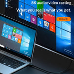 D33205 50cm USB 3.2 Type-C to Type-C Cable 8K 20Gbps 100W Fast Charging Data Cable
