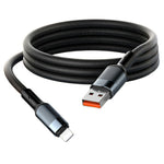 LDNIO LS351-C 1m USB-A to Type-C Cable 50W Fast Charging Reinforced Metal Connector Braided Date Cable