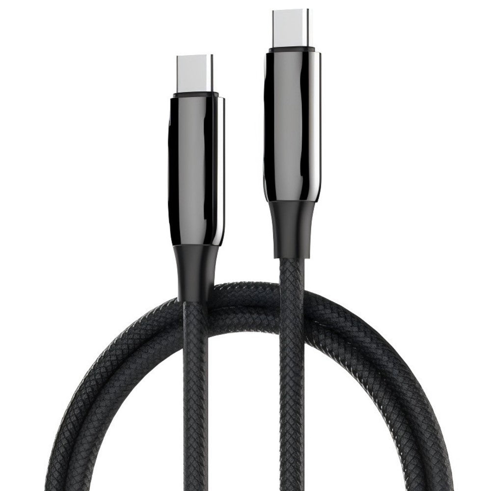LDNIO LC921c-240W 2m USB-C til USB-C Kabel 240W PD3.1 Hurtigopladende Flettet Datakabel til Bærbar Telefon