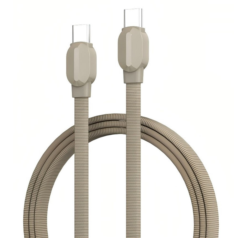 LDNIO LC122-C 1m USB-C to USB-C Cable PD 65W Fast Charging Braided Data Cord for Laptop Tablet Phone