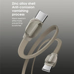LDNIO LC212C 2m USB-C to USB-C Cable PD 65W Fast Charging Braided Data Cable for Laptop Tablet Phone