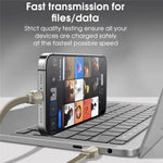 LDNIO LC212C 2m USB-C to USB-C Cable PD 65W Fast Charging Braided Data Cable for Laptop Tablet Phone
