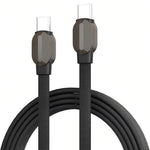 LDNIO LC212C 2m USB-C to USB-C Cable PD 65W Fast Charging Braided Data Cable for Laptop Tablet Phone