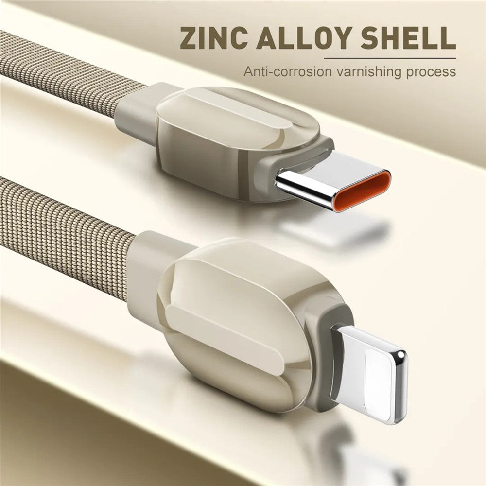 LDNIO LC212i 2m USB-C to iP (5-14) Cable PD 30W Fast Charging Briaded Data Cord for iPhone 8-14 iPad