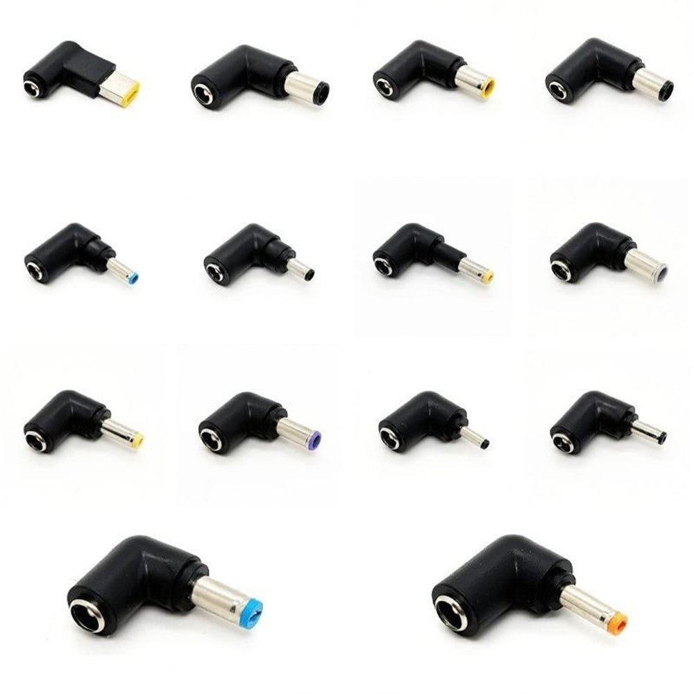 100W PD Fast Charging Cable Kit USB-C to DC Adapter Cable with 14Pcs DC Adapters for Laptop