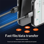 LDNIO LC442C 2m USB-C to USB-C Cable 65W PD Fast Charging Braided Data Cable for iPhone 15 Series