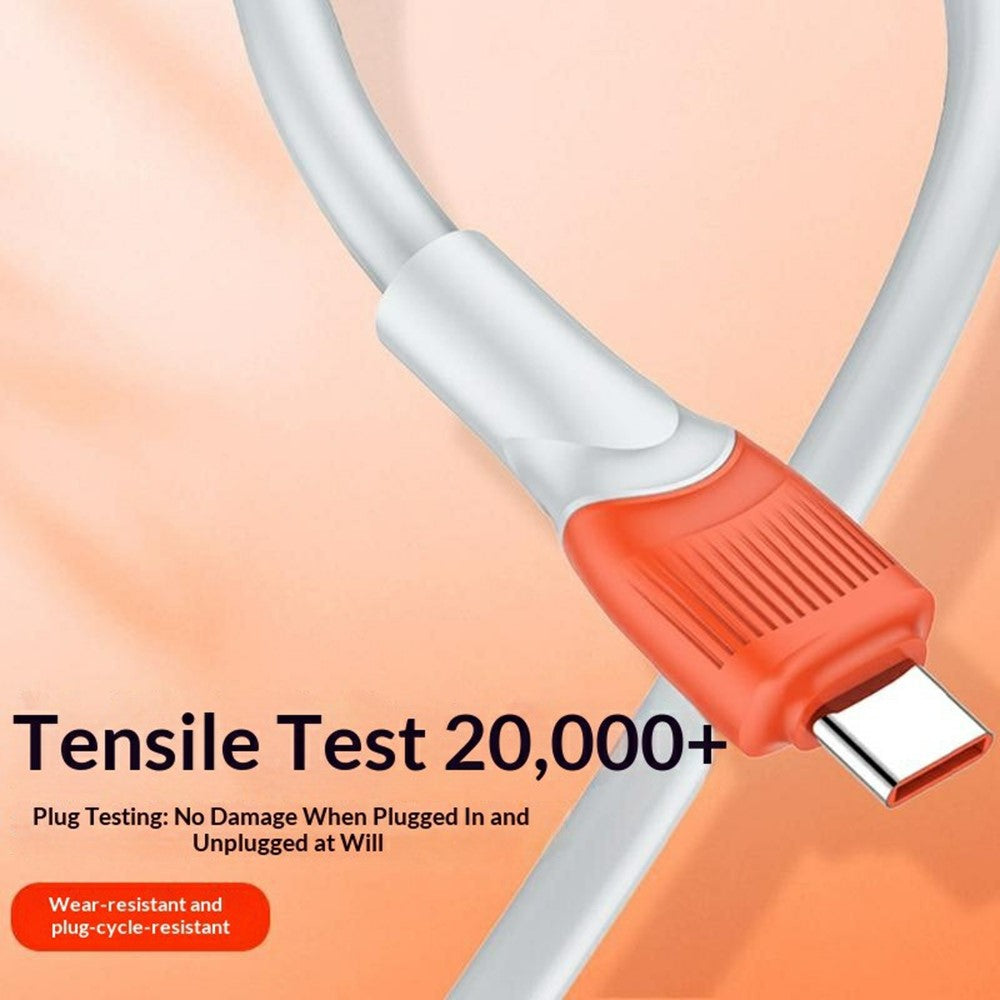 LDNIO LC602C 2m 100W Super Fast Charging Cable Type-C to Type-C Braided Data Cable for Phones Laptops