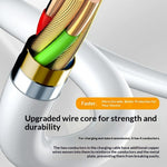 LDNIO LC602C 2m 100W Super Fast Charging Cable Type-C to Type-C Braided Data Cable for Phones Laptops