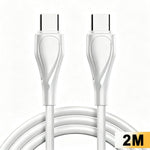 LDNIO LC612C 2m 65W PD Fast Charging Cable USB-C to USB-C Data Sync Cable for Phone Tablet